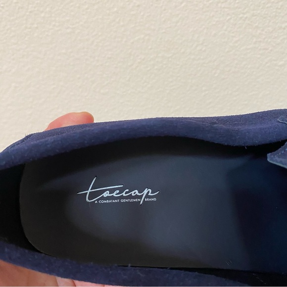 NWB Toecap Navy Suede Driving Loafer for Men - Picture 9 of 11